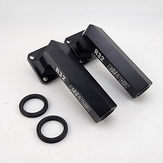 Billet Nissan S/R-Chassis Heater Core Outlets