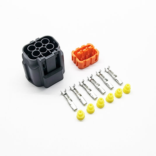 6 Pin Throttle Body Connector Plug & Pins Engine Hitachi