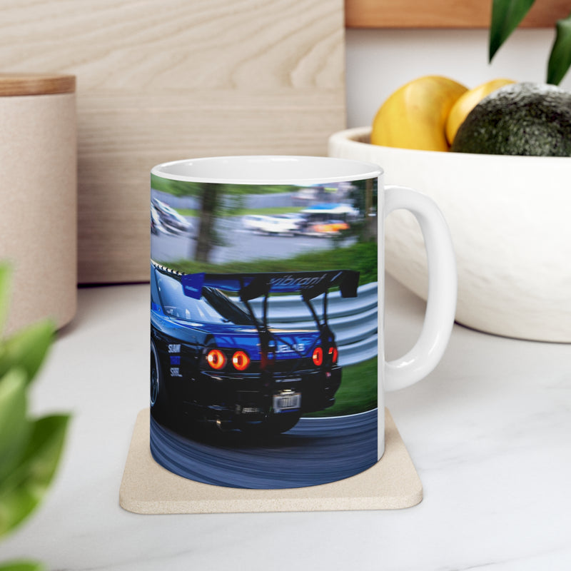 Load image into Gallery viewer, OG/Nozilla Track Day Ceramic Mug 11oz
