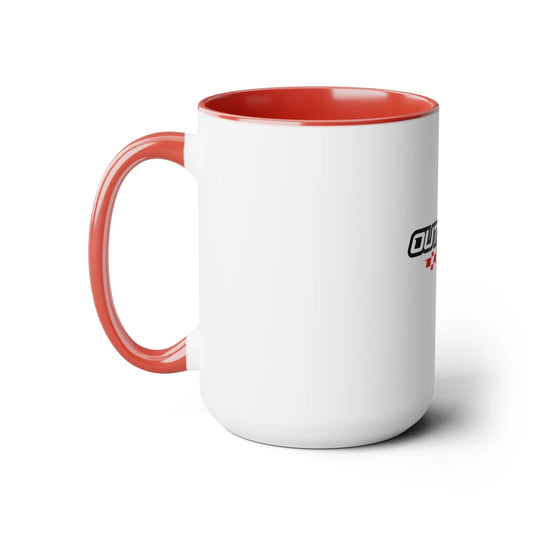 Two-Tone Coffee Mugs, 15oz