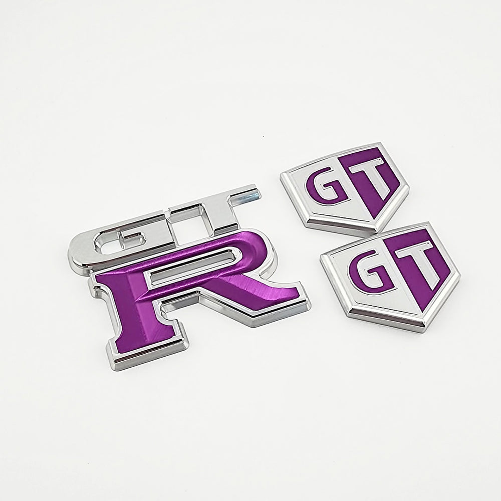 R33/34 Billet GTR Badge set