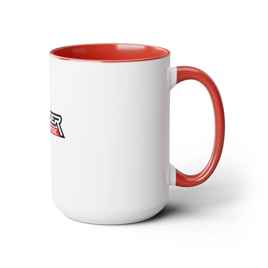 Two-Tone Coffee Mugs, 15oz