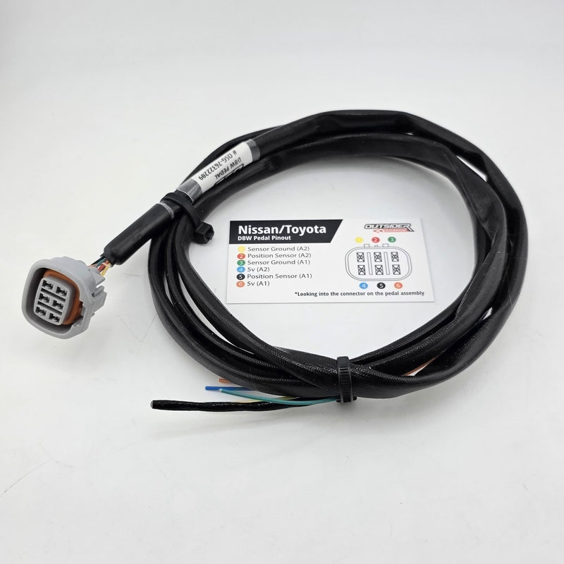 Load image into Gallery viewer, DBW Pedal Harness (Nissan/Lexus/Toyota) - 6ft Unterminated
