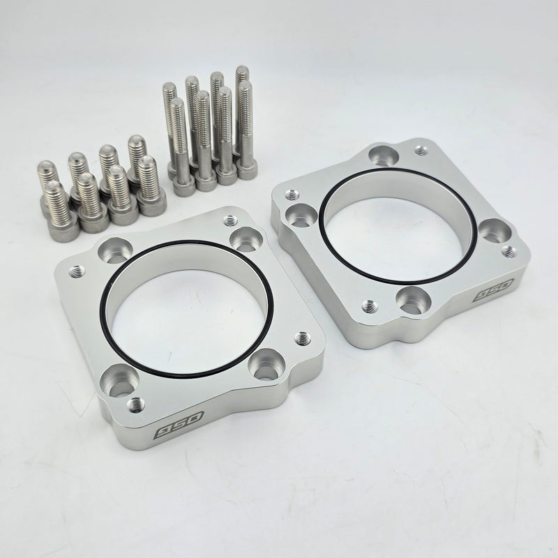 Load image into Gallery viewer, Nissan VG30DETT OEM DBW throttle body adapters for R35 Throttles
