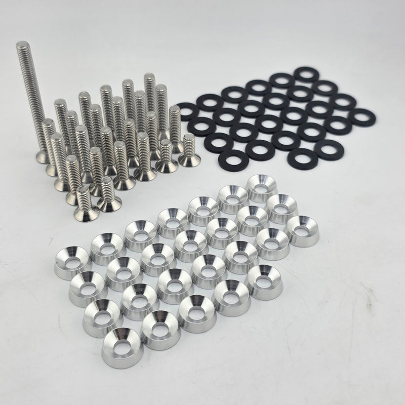 Load image into Gallery viewer, Mitsubishi 3000GT 6G72 Valve Cover &amp; Engine Bay Dress Up Bolt Kit
