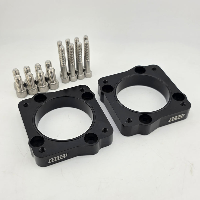 Load image into Gallery viewer, Nissan VG30DETT OEM DBW throttle body adapters for R35 Throttles
