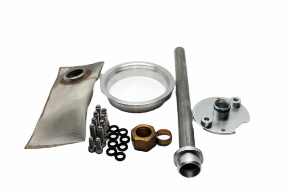 Aluminum Weldable Flange In Tank Power Module Installation Kit Fabricator Series Includes Adjustable Pickup with Filter FUELAB