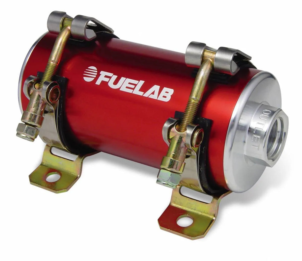 High Pressure EFI Electronic Fuel Injection In Line Fuel Pump Rated up to 1000HP Street/Strip Speed Adjustable DC Brushless Driven Fuel Pump Red FUELAB