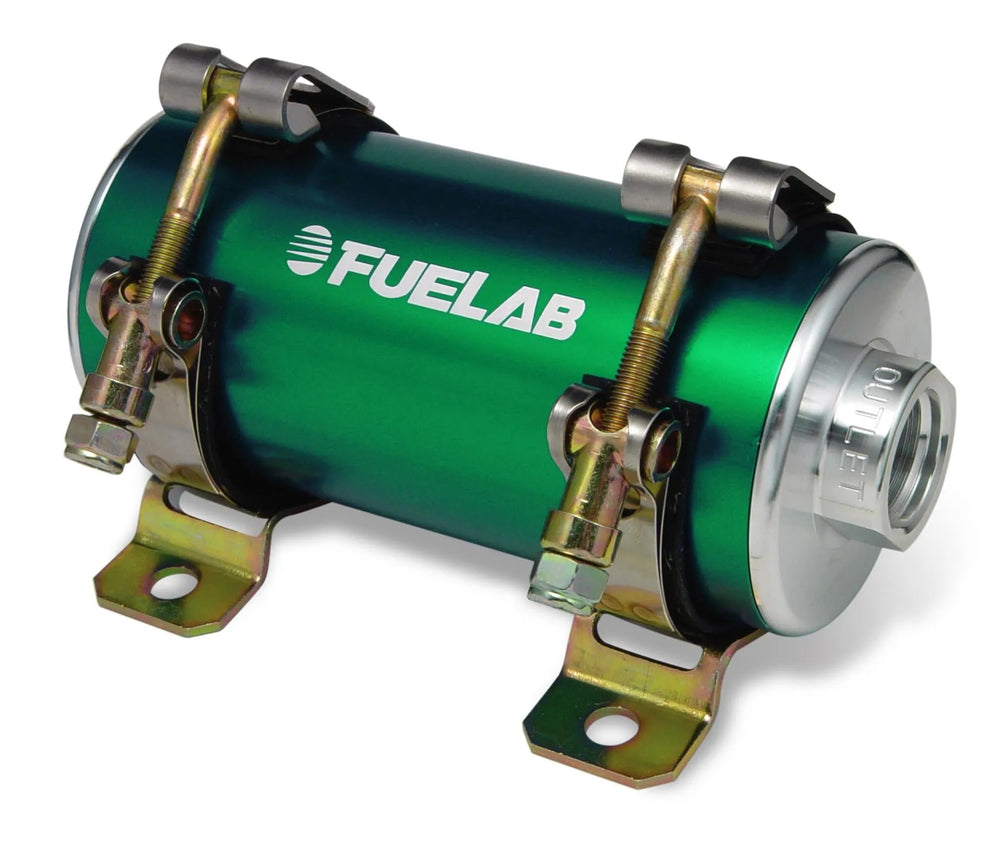 High Efficiency EFI Electronic Fuel Injection In Line Fuel Pump Rated Up To 1400HP Street/Strip Speed Adjustable DC Brushless Driven Fuel Pump Green FUELAB