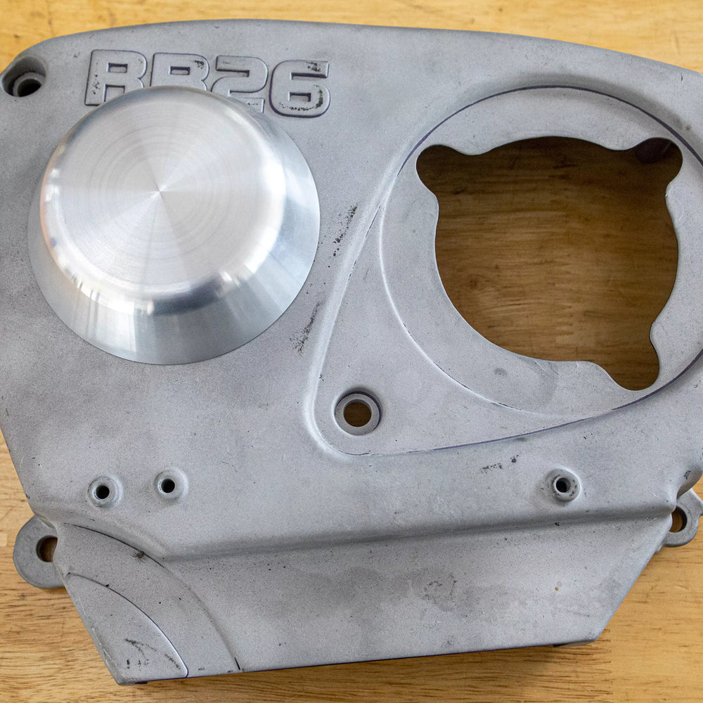 
                  
                    Load image into Gallery viewer, RB26 Timing Cover VCT bump Engine Boost Doc   
                  
                