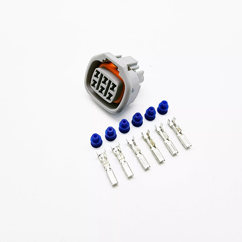 Load image into Gallery viewer, Nissan 350Z (6 Pin) DBW Pedal Plug &amp; Pin Set DBW Hitachi   
