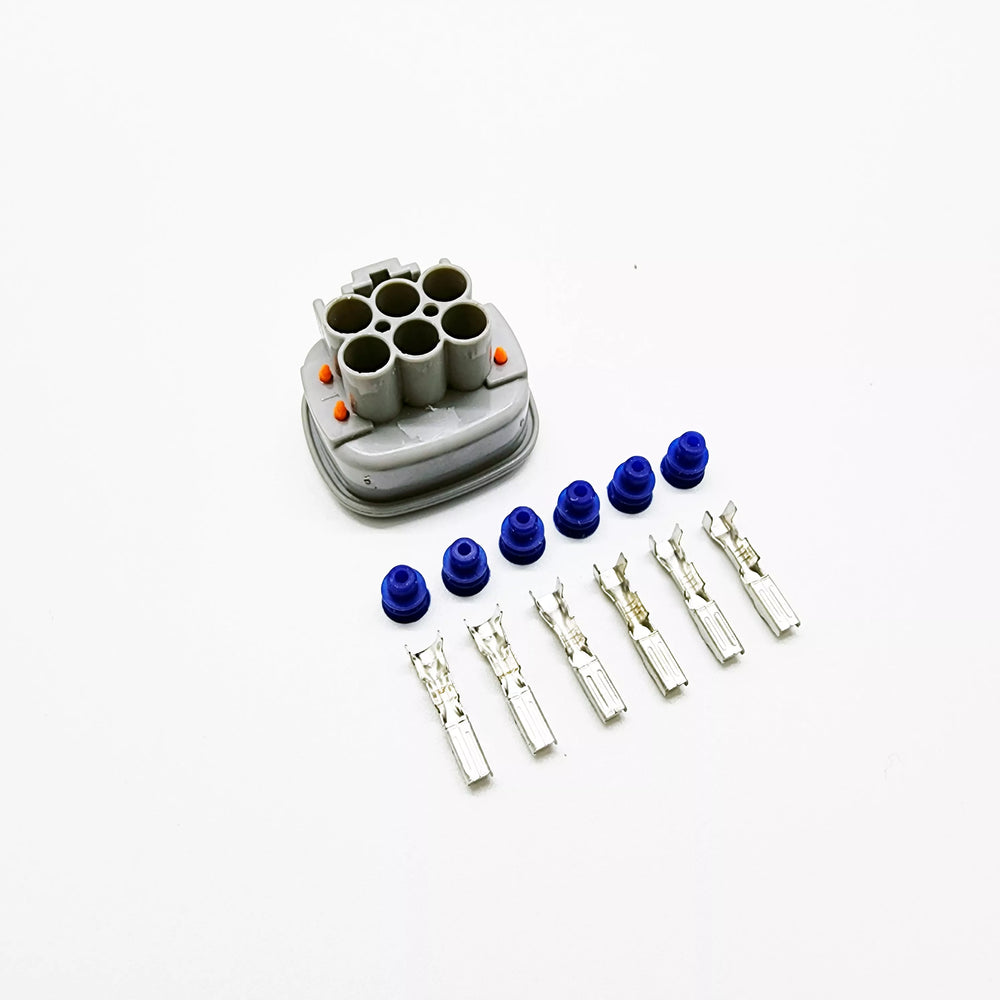 
                  
                    Load image into Gallery viewer, Nissan 350Z (6 Pin) DBW Pedal Plug &amp;amp; Pin Set DBW Hitachi   
                  
                